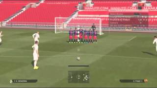 Pes 2016 curve free kick tutorial