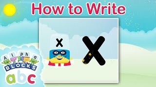 @officialalphablocks - Learn How to Write the Letter X | Zig-Zag Letter Family | How to Write App screenshot 4