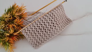 Koton Iple Muhteşem Ajurlu Örgü Modeli Anlatımı Knitting Crochet