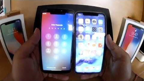 iPhone X Clone VS Original - Face ID Speed Test