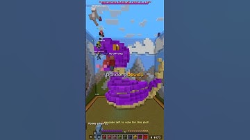 AWESOME SNAKE BUILD #minecraft #hypixel #minecraftgameplay #buildbattle #fyp