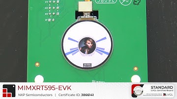 NXP i.MX RT595 EVK - board certification review | LVGL