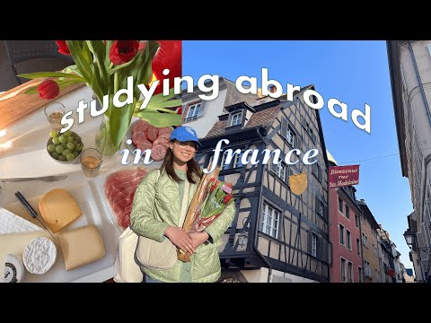 studying abroad in france vlog 🌷 | cafes, galentine’s, chatting