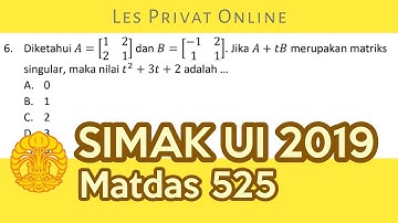 #SIMAKUI2019                                              Bahas SIMAK UI 2019 Matdas Kode 525 | No 6