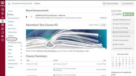 Create an Honorlock Practice Exam in Canvas