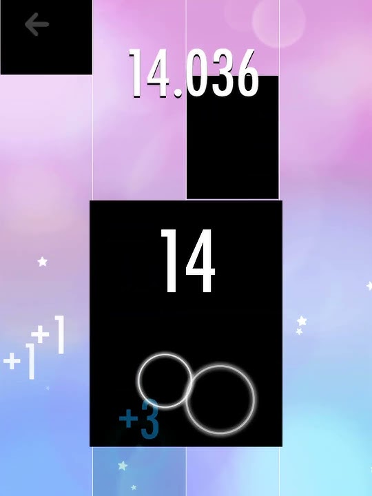 Piano tiles 2 : 14.311 tps in combo tile challenge omg