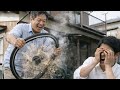 日記：親父介入パンク修理 Dad Took Over My Bicycle Repair (And It Was Chaos!)