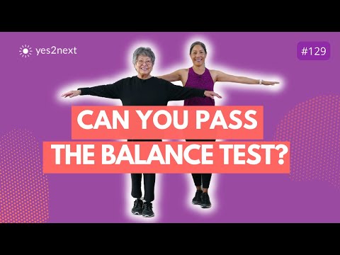 Prevent falls at home with this balance test and balance exercises