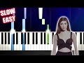 Christina Perri - Human - SLOW EASY Piano Tutorial by PlutaX