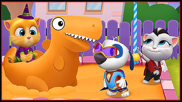 My Talking Tom Friends Halloween by Outfit7 - (Android/IOS) Gameplay Walkthrough Part 246 - HD