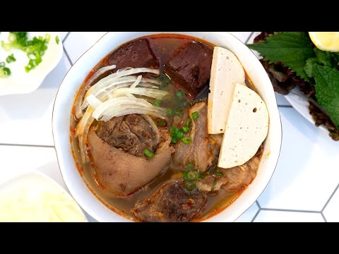 InstantPot Bún Bò Huế Recipe (Spicy Beef Noodle soup)