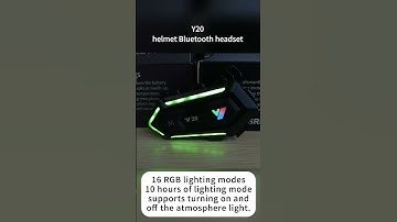 Helmet Bluetooth|Bluetooth Call time: 25 hours; Light effect mode 10h Y20 JZAQ