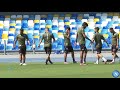 Allenamento allo Stadio San Paolo
