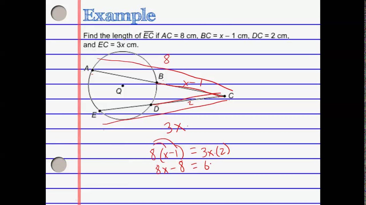 Tangents, Chords, & Secants_2 - YouTube