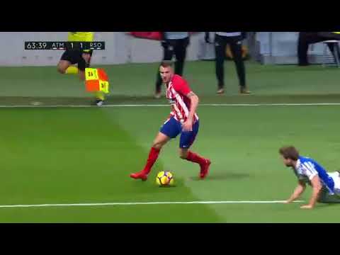 Filipe Luis Goal Atl  Madrid vs Real Sociedad 1-1 02.12.2017