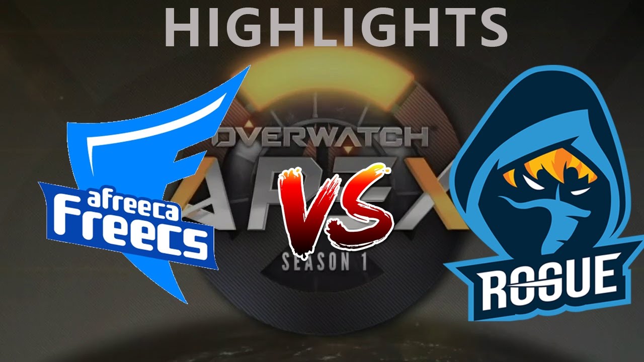 Afreeca Freecs Blue vs Rogue OGN Overwatch APEX Highlights