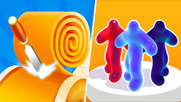 Satisfying Mobile Games 2023 - Spiral Roll, Blob Runner 3D, Roof Rails, Giant Rush, Cube Surfer...