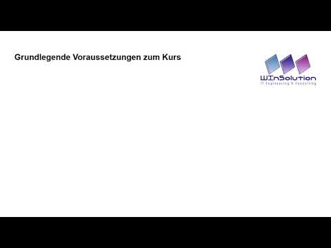 Ein paar Infos zu dieser Video Serie (Kurs)!