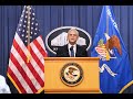 Attorney General Merrick Garland Delivers Remarks Announcing Motion to Unseal Search Warrant