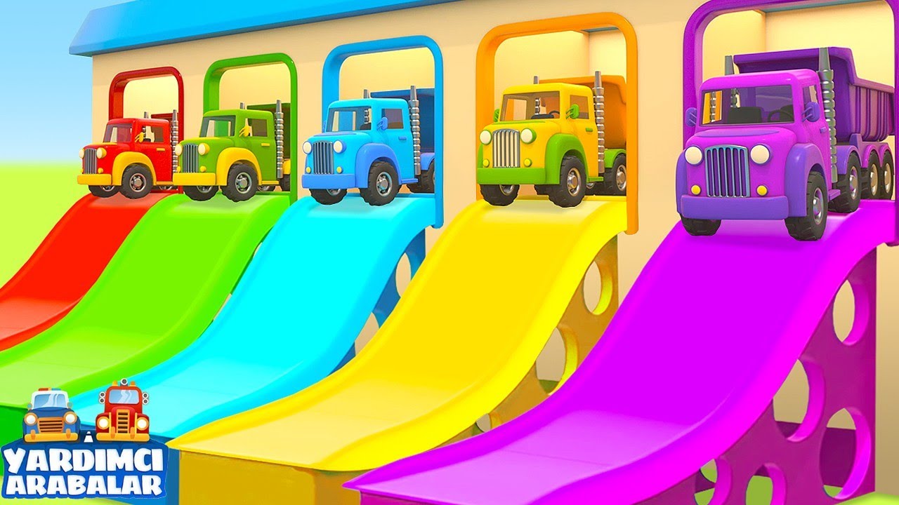 🔴 ÇİZGİ FİLM Yardımcı Arabalar - Türkçe izle! Animasyon dizi