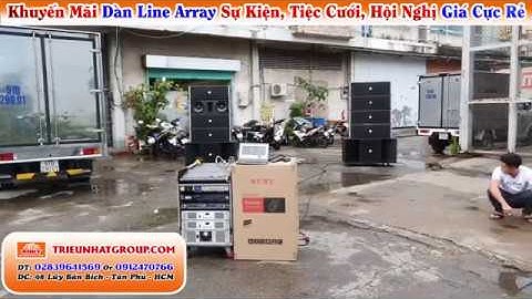 Dàn âm thanh sân khấu Sự Kiện, Tiệc Cưới Array 30 đôi Neo