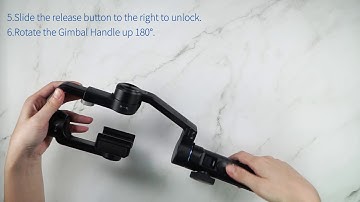 SIRUI Swift M1 Gimbal Folding Instructions