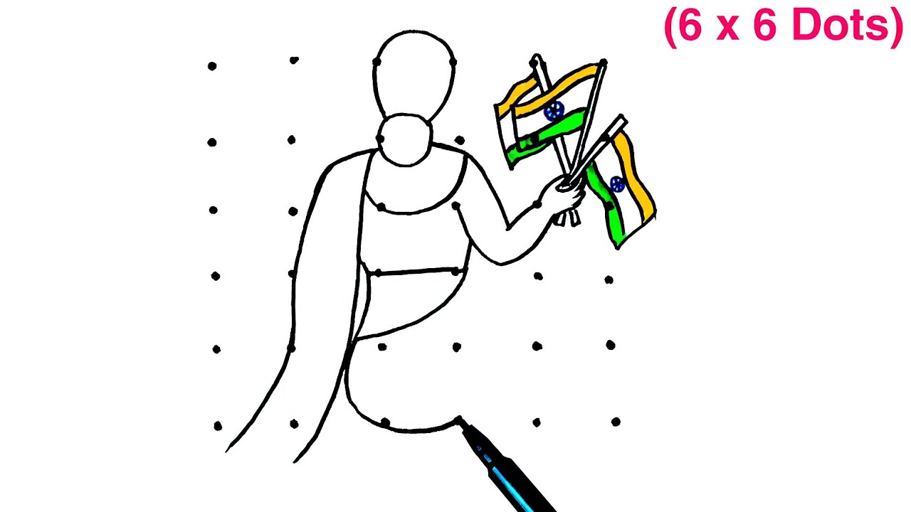 Independence Day Drawing | 15 august drawing | Independence day drawing easy & beautiful