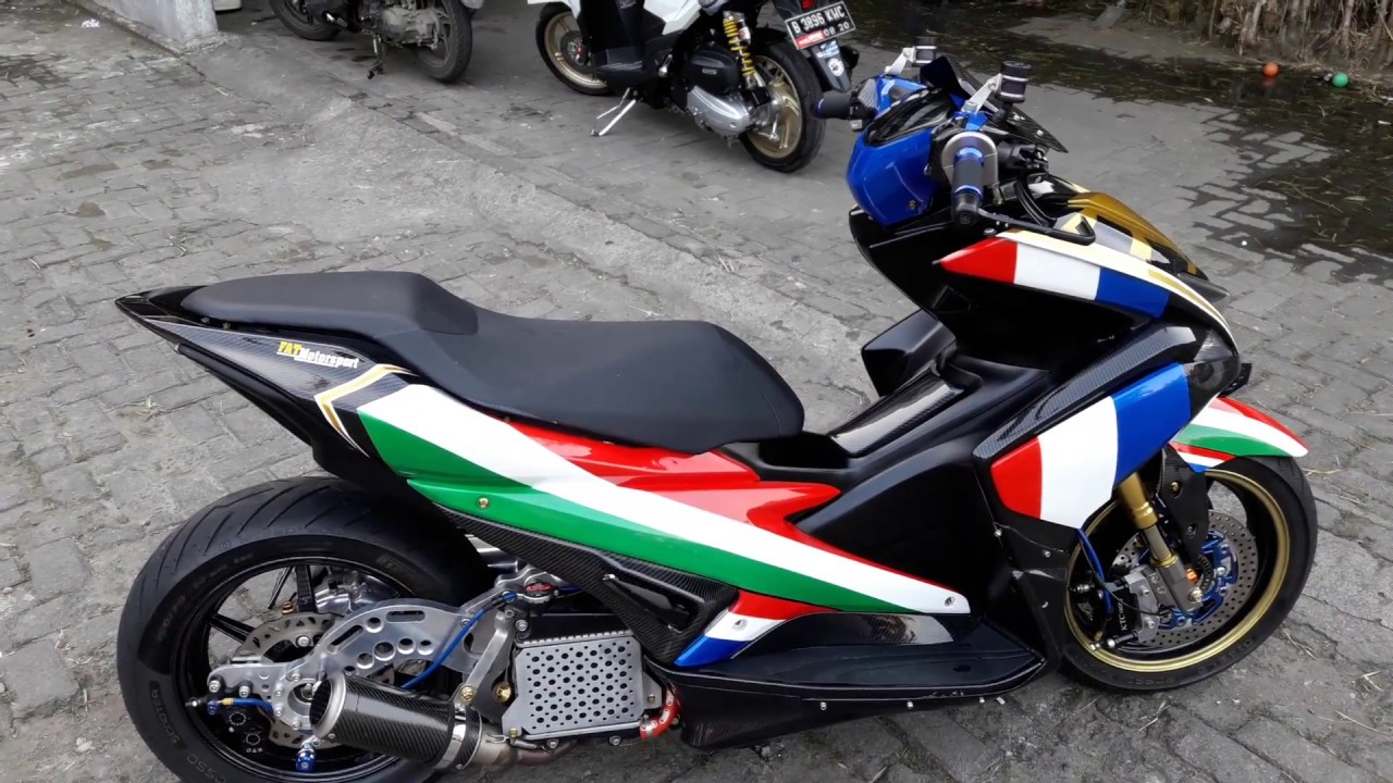  Aerox 155 modifikasi hedon by Fatmotor di jual 60 jutaaaa 