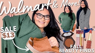 WALMART FALL 2022 PLUS SIZE TRY ON HAUL I Shoes, Accessories, & Beauty I Fall Outfits I CLEARANCE