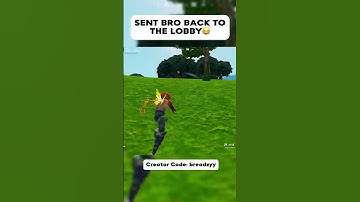SENT BRO BACK TO THE LOBBY😂#breadzy #fortnite #fortnitememes #memes #funny #viral #viralmemes