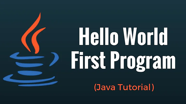 First  Program | Hello World  | Java Tutorial