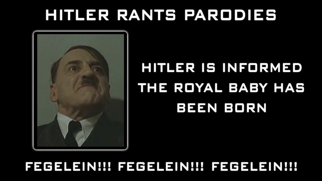 Hitler is informed the royal baby has been born