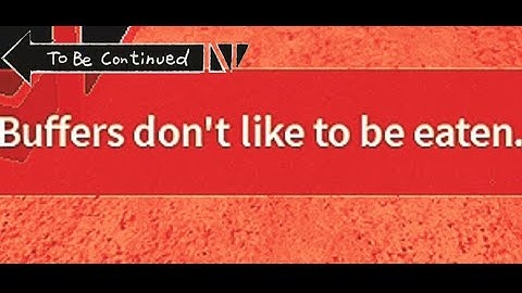 SCR To Be Continued: Buffers Don