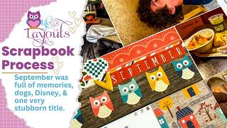 Sept. MIR - Echo Park - The Story of Our Family - Double Page Scrapbook Process - Life in Layouts