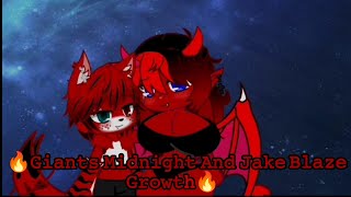 Giants Midnight And Jake Blaze Growth.animation Gacha Club