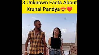 Celebrity 3 Unknown Facts About Krunal Pandya 😍❤️#youtubeshorts #shorts #krunalpandya #cricketpawri #cricket Net Worth