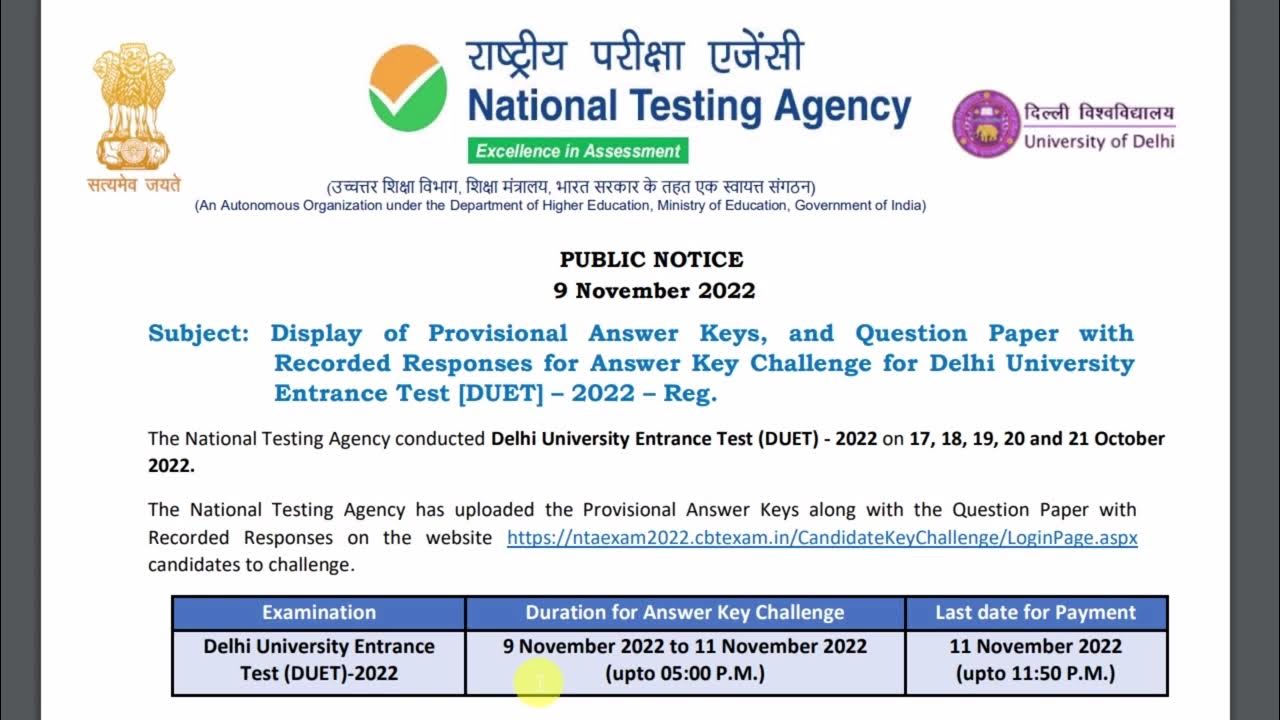 DUET Answer Key 2022आ गया DUET PG Answer key 2022 DUET PG Result