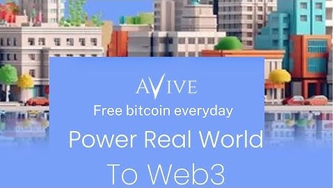 AVIVE airdrop mining app [Claim free btc and Avive tokens] Review