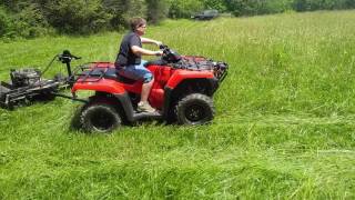 Walk Behind Rough Cut 11.5HP 24″ 12V Mower Swisher 11.5HP 44