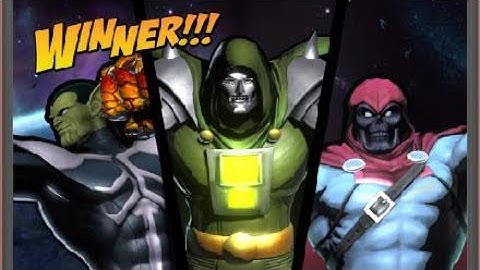ULTIMATE MARVEL VS. CAPCOM 3 Dr Doom Super Skrull Taskmaster  Arcade Mode
