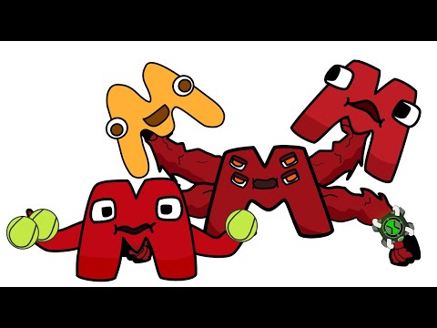 Russian Alphabet Lore М Vs Ukrainian Alphabet Lore М Vs Spanish Alphabet Lore М Animation