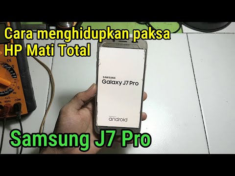 Cara menyalakan menghidupkan paksa HP Samsung J7 Pro yang tiba tiba mati total matol tanpa bongkar