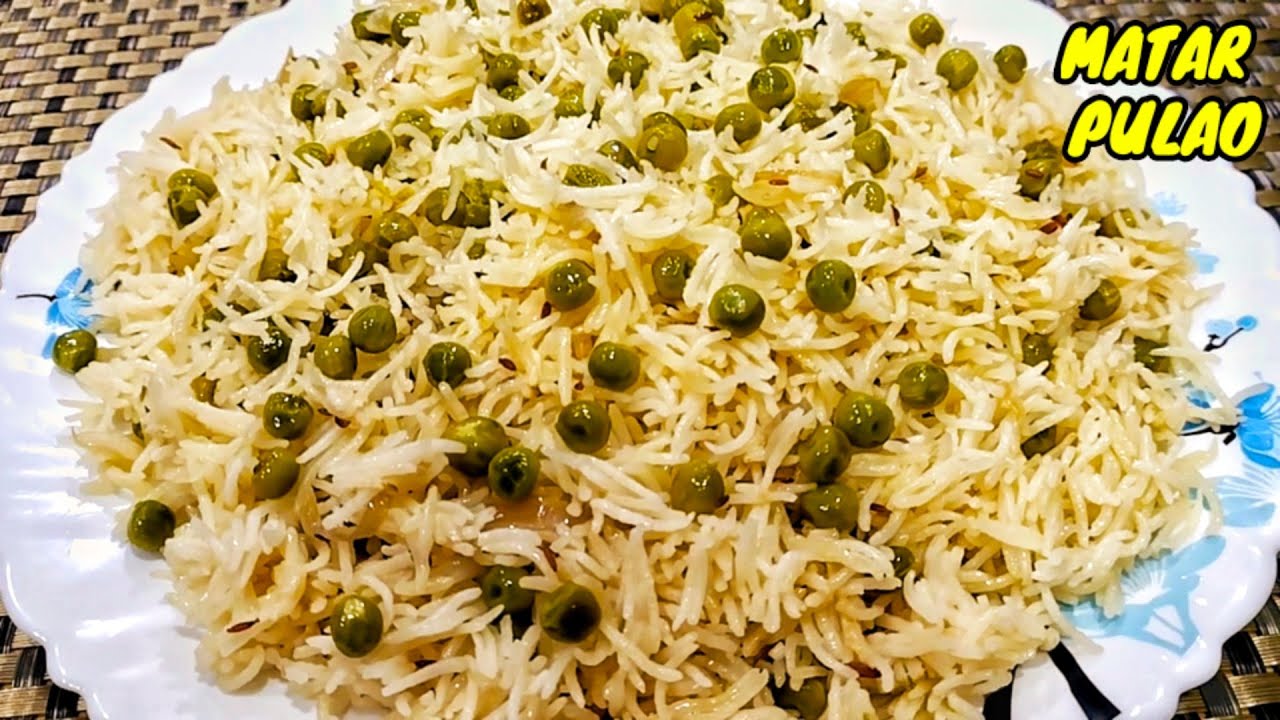 Matar Pulao Recipe Green Peas Pulao In Pressure Cooker Tasty