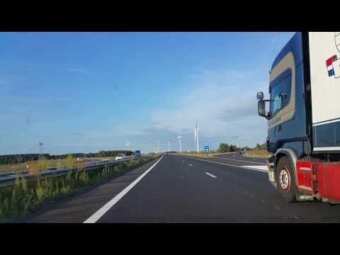 Dashcam Beelden Hilversum : A27 Knooppunt  Eemnes ----»Knooppunt Almere