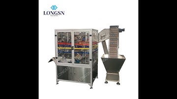 cap assembly and wad/liner inserting lining machine