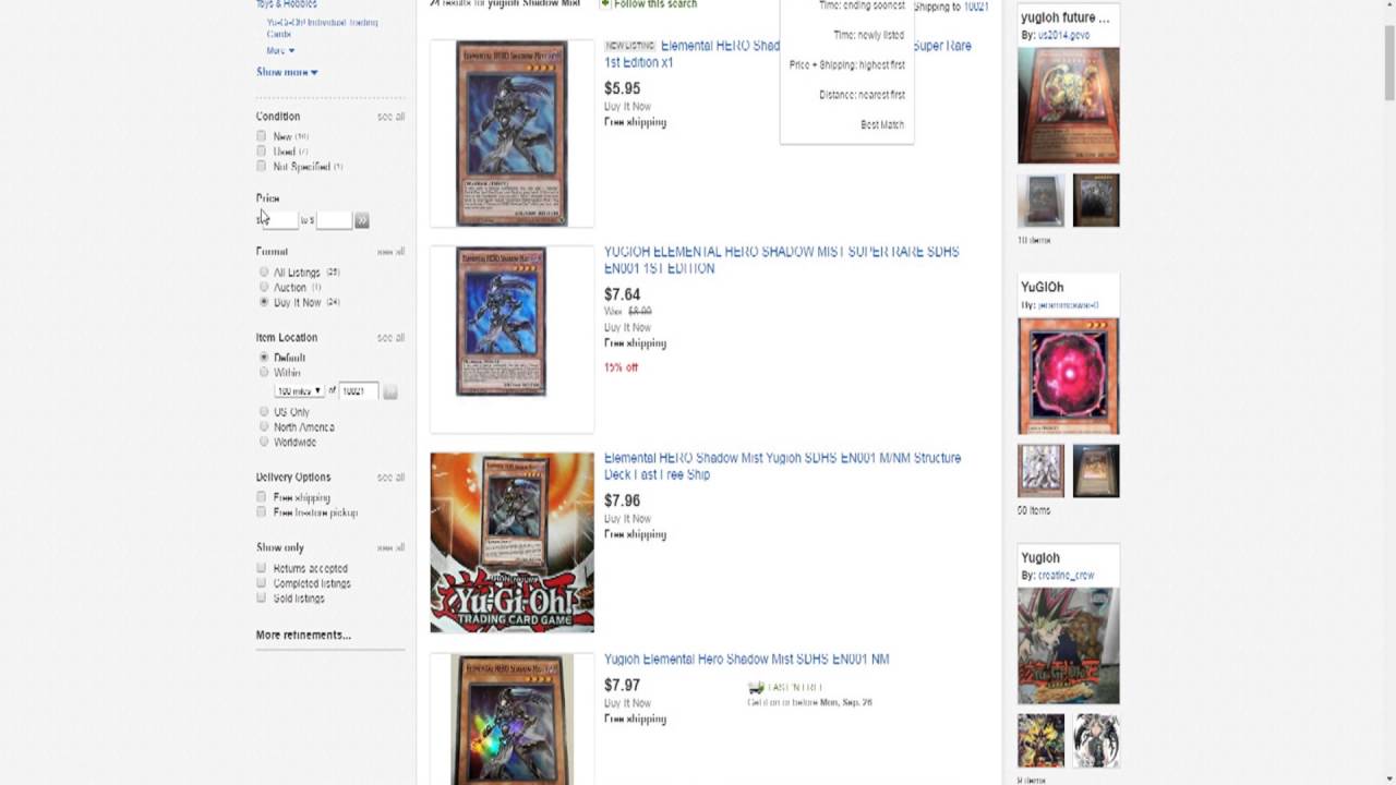 Yugioh Price Rising Totem Bird,Shadow Mist,Jowgen Stock Market Alert 9