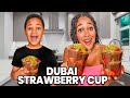 Cali Makes Dubai Chocolate Strawberry Cups
