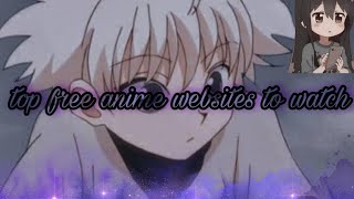 Free websites for watching anime