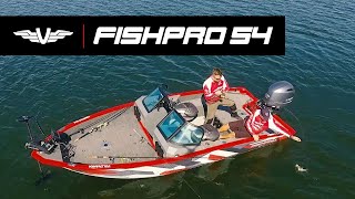 Алюминиевая лодка FISHPRO 54 для увлеченных рыболовов!
