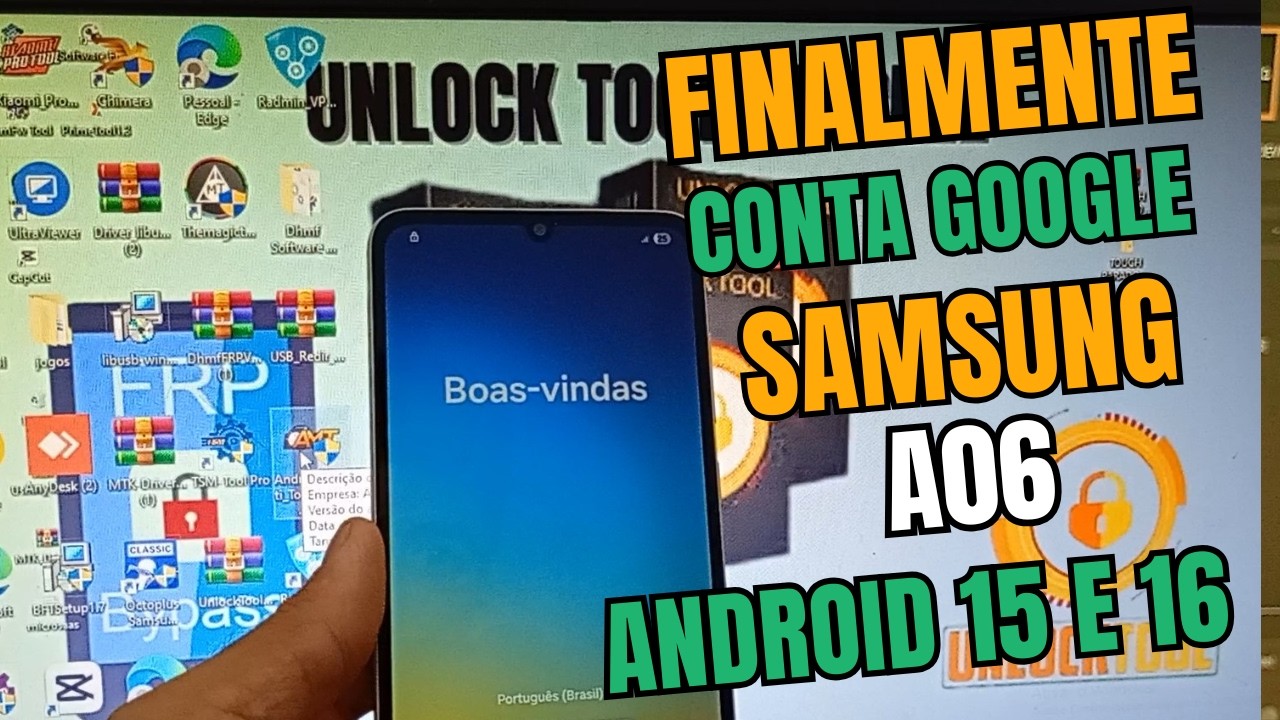 REMOVER CONTA GOOGLE SAMSUNG A06 ANDROID 15 E 16 | FRP 2026